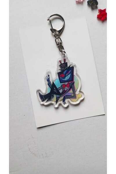 Atölye Moonlit Hazbin Hotel Vox Akrilik Anahtarlık