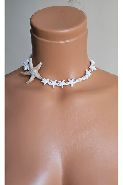 LO ADORO Seashell Pendant Star Oyster Necklace Holiday Necklace Natural Stone...