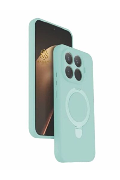 Massemr Xiaomi Mi 15t Pro Pastel Textured Magsafe Stand Case Premium Magnetic...