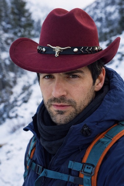 LAGRANZE Men's Legendary Western Cowboy Hat