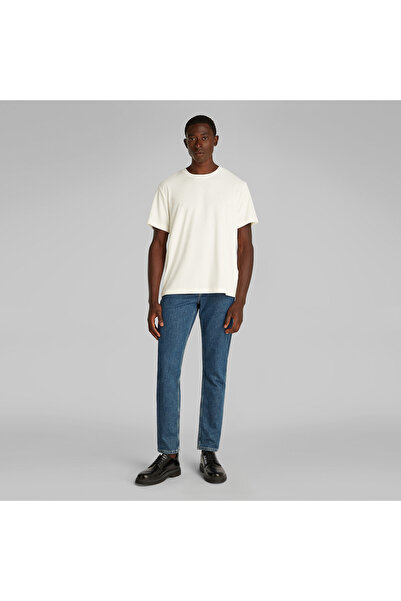 Calvin Klein Towelling Erkek Beyaz T-Shirt