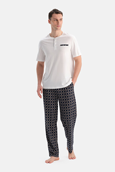 Dagi SET CU TRICOU CU MÂNECĂ SCURTĂ ȘI PANTALONI DIN BUMBAC MODAL