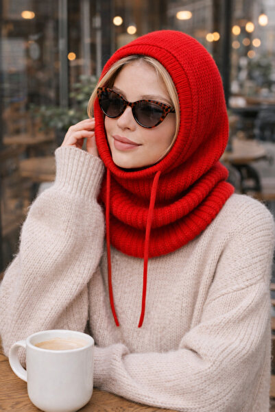 AnnaBa Balaclava bere şapka triko örgü