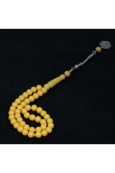 Shaka Khatam مسبحة صلاة من الباكليت الذهبي، 45 حبة، طرابزون راديوم