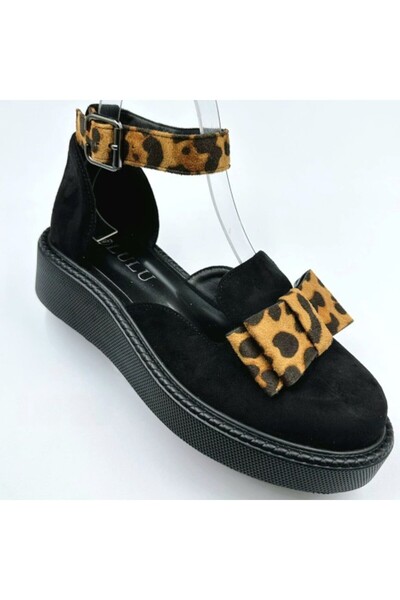 Sofia Store Women's casual shoes made of eco-leather suede Animal Print Sonia