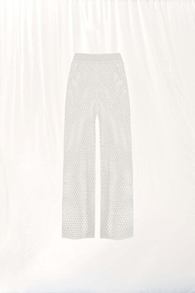 VDR Ecru Knitwear Trousers 17170