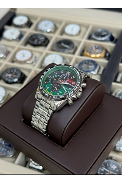 Butik MODERN TASARIM YEŞİL KADRAN METALİK ERKEK KOL SAATİ