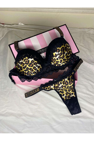 Kelebeklingerie Set de sutien push-up cu dantelă (LIVRARE FĂRĂ CUTIE)