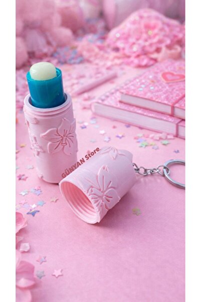 Günyan Store Lip Balm Dudak Nemlendirici Parlatıcı Ruj -Koruyucu Kabı Anahtar...