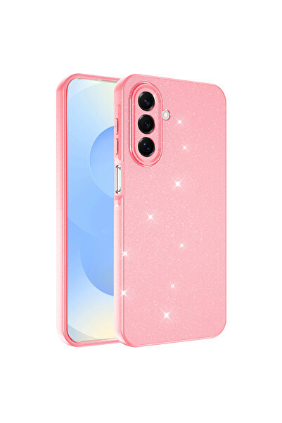 Techaks غطاء حماية للكاميرا من Galaxy A17، غطاء فاخر من TCHS Koton - وردي فاتح