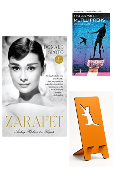 TÜRKİYE İŞ BANKASI KÜLTÜR YAYINLARI Zarafet - Audrey Hepburn'ün Hayatı - Dona...