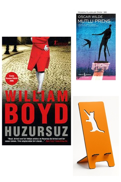 TÜRKİYE İŞ BANKASI KÜLTÜR YAYINLARI Huzursuz - William Boyd + Mutlu Prens + T...