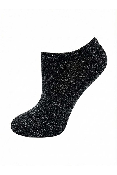 AnoaSales Set of 2 pieces, Women's socks, short, with glitter, 35-41