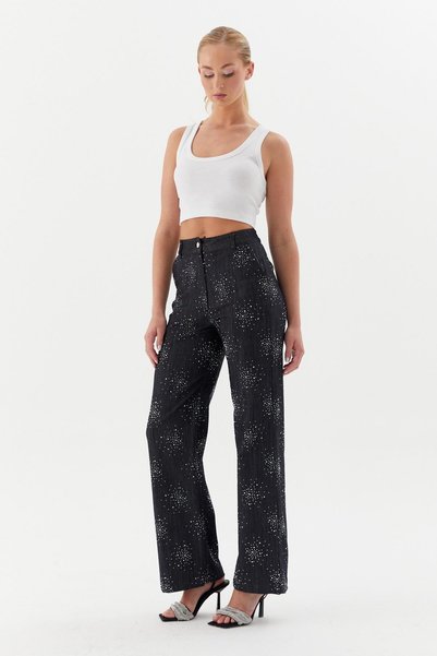 ONNO PRIVE Stoned Denim Trousers Black / Denim