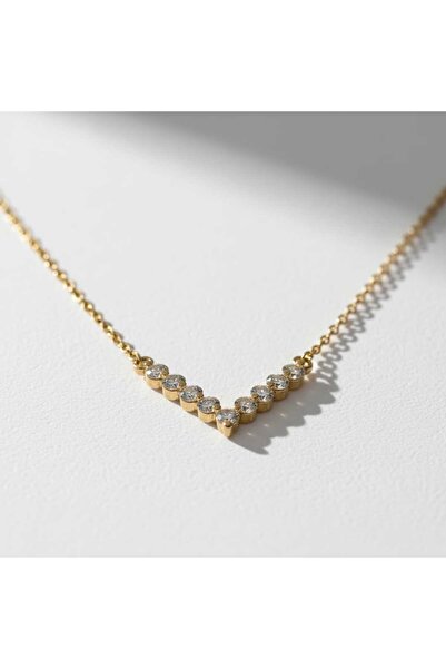 EleganTrend Y Necklace with Stone Details