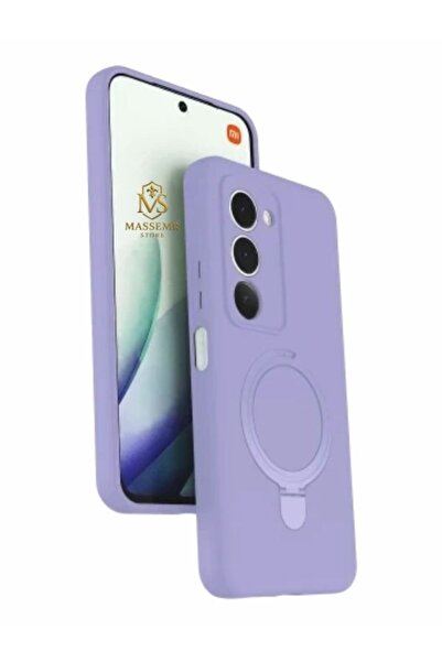 Massemr Xiaomi Redmi 15 4g Pastel Textured Magsafe Stand Case Magnetic Impact...