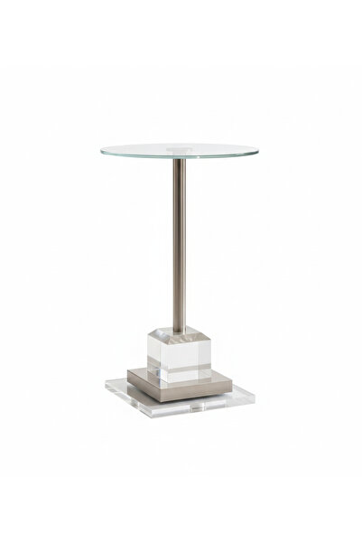 Geneic Premium Acrylic Side Table - Modern Design