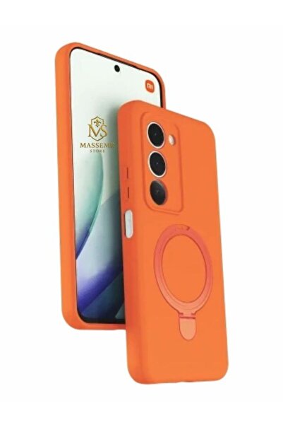 Massemr Xiaomi Redmi 15 4g Pastel Textured Magsafe Stand Case Magnetic Impact...