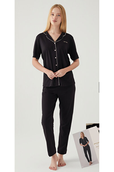 Pierre Cardin Women'S, Shirt Collar, Exclusive, Modal, (with Sleep Socks Gift...