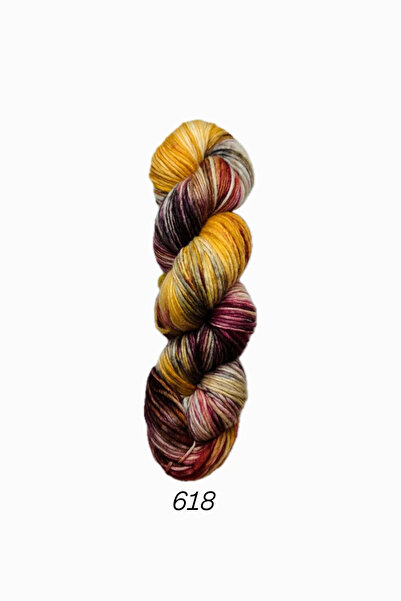 Feza Ruby Hand Painting Wool Knitting Yarn (2 Pieces) – 100 Gr 200 m - Color ...