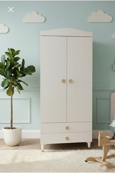 BANANA BABY MODİMOB PERA 2 KAPAKLI 2 ÇEKMECELİ DOLAP - GARDIROP