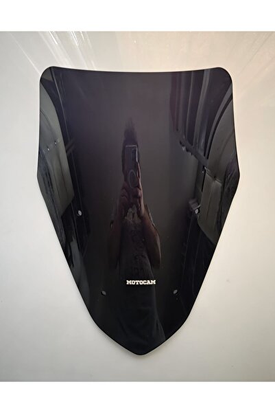 MOTOCAM Arora Max T Easy 125 Ön Cam 2022-2025 Model 43cm Siyah Renkli SPORTİF