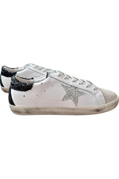 Motif Trend حذاء رياضي نسائي جولدن جوس فضي-أسود