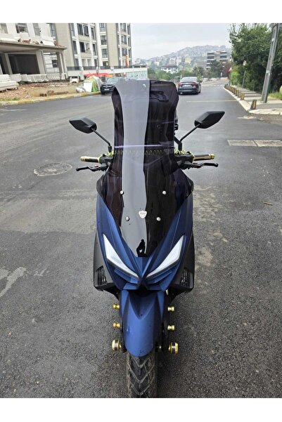 MOTOCAM Arora Max T Easy 125 Ön Cam 2022-2025 Model 78cm Siyah Renkli 4mm UZUN