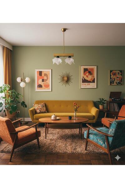 BİAVİZE 2'Lİ BEYAZ DALGALI CAMLI GOLD KROMLU MODERN AVİZE