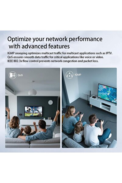 Tenda TEG1008M | 8-Port Gigabit Ethernet Switch | Home& Enterprises Network Switch | Plug-and-Play |