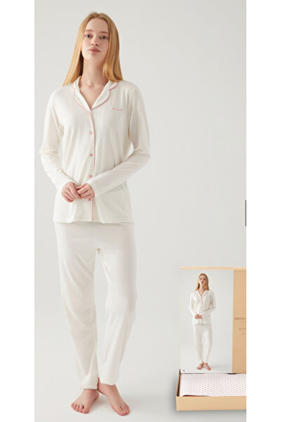 Pierre Cardin Women, Shirt Collar, Exclusive, Modal, Long Sleeve, (with Sleep...