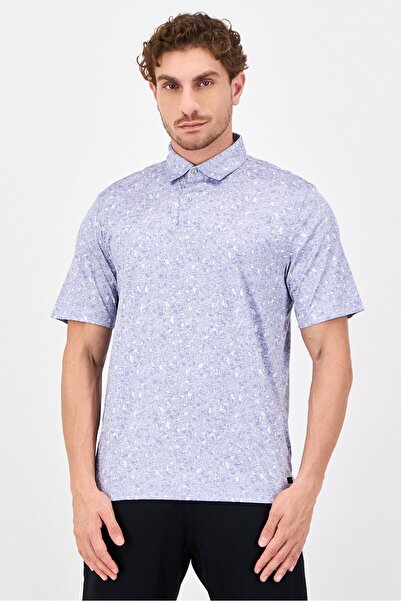 Greg Norman Men Sportswear Fit Short Sleeve Golf Polo Shirt, Lavender