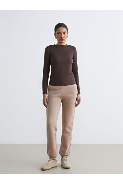 LC Waikiki Rmz Gi̇yi̇m Farkiyla Women's Jogger Sweatpants with Waist Drawstring