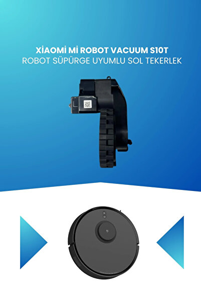 ELECTROLL Roata stângă compatibilă cu aspiratorul robot Xiaomi Mi Robot Vacuu...