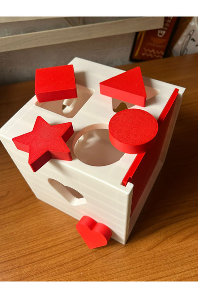 Vescarri مكعب مطابقة الأشكال - لعبة مكعب تعليمية للأطفال الصغار