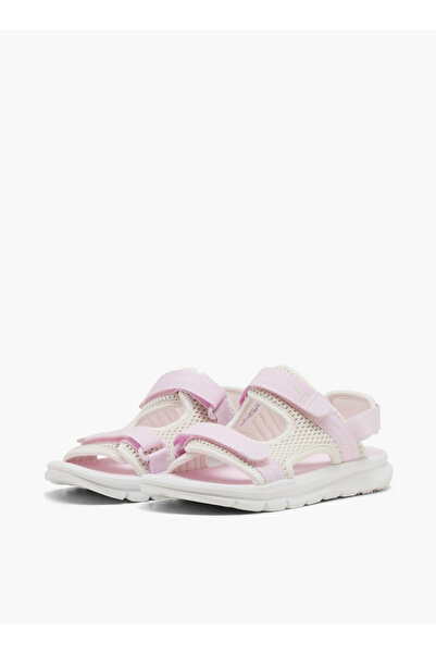 Puma Girls Evolve Logo Print Strap Sandals