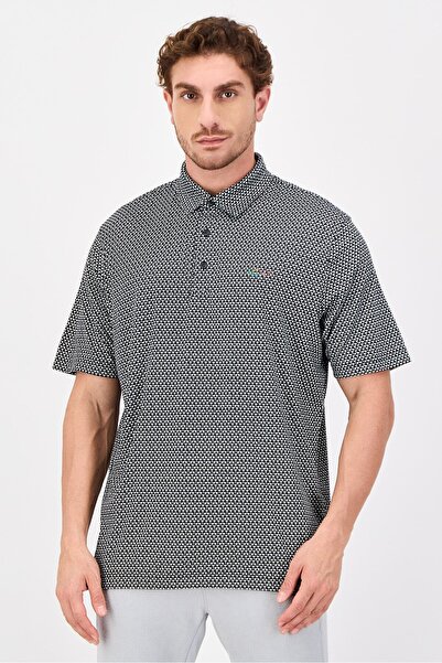 Greg Norman Men Sportswear Fit Short Sleeve Outdoor Polo Shirt, Multicolor