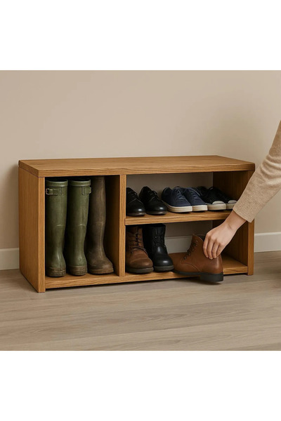 CEYLANDESİGN Taşınabilir Ayakkabılık, Açık Raflı, Mutfak Tezgah Üstü Raflı Or...