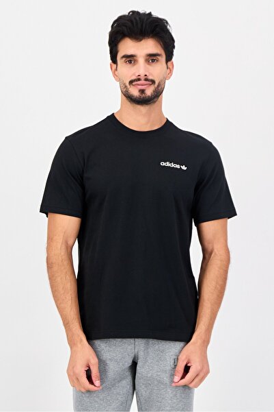 adidas Men Sportswear Fit Short Sleeve Outdoor T-Shirt, Black