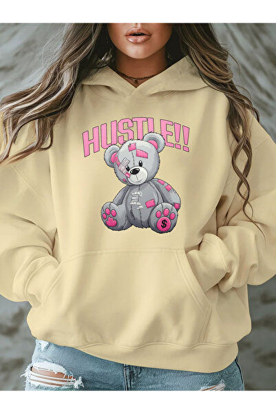 GHZAL Home Collection Women's special design Oversized sweatshirt hoodie Printed