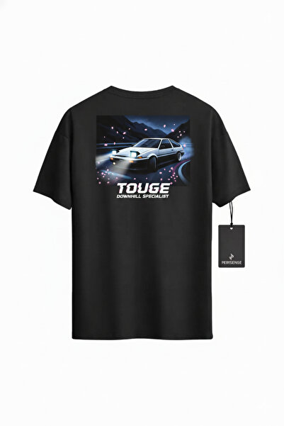 PERISENSE Unisex Touge King Printed Premium Combed Cotton Oversized T-Shirt