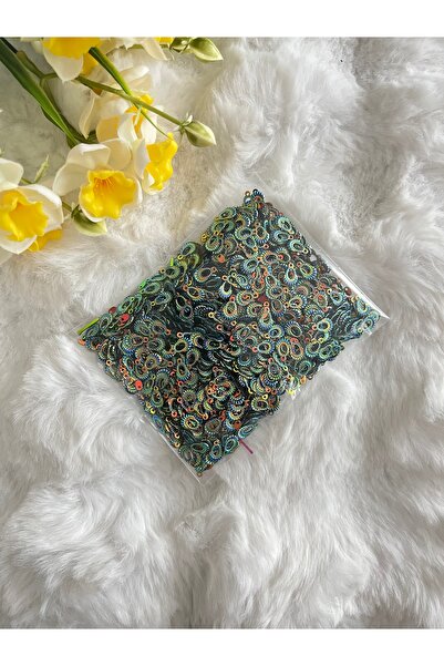 pulsan 50gr Damla Yassı Yazma işlemelik Oya Pulu