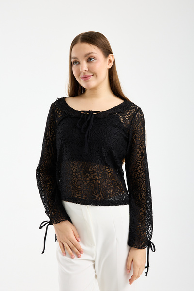 BY PAPI Baby Collar Lace Blouse