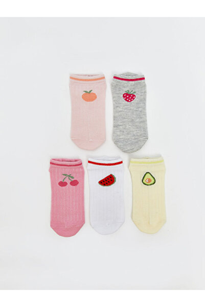 LC Waikiki RMZ CLOTHING DIFFERENCE Момичешки чорапи с мотиви, 5 чифта