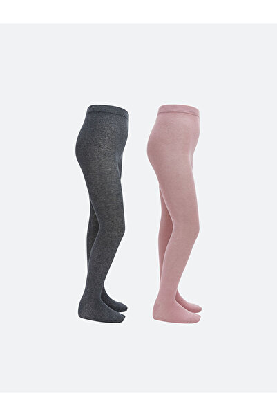 LC Waikiki Esvab • Modern & Distinctive Classic Girls' Pantyhose 2-Pack