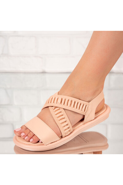 Sofia Store Women's perforated eco-leather sandals Galina