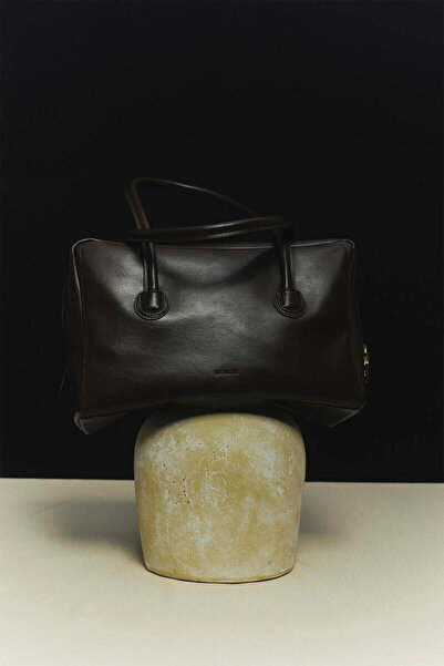 BE BLUE Brown Bowling Bag