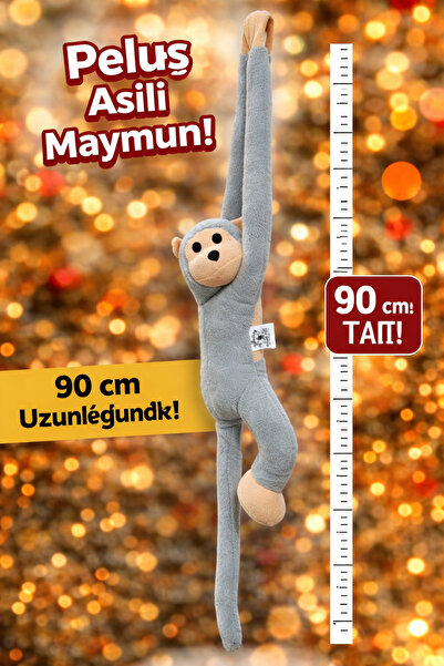 İB GLOBAL Hands Clasping Game and Sleeping Companion Plush Monkey Toy Hugging...