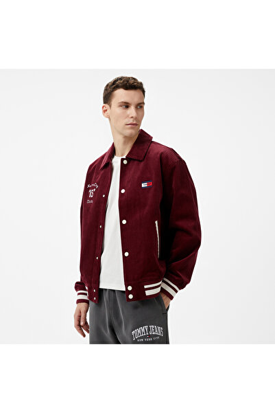 Tommy Hilfiger Tommy Jeans Tech Cord Bobby Erkek Mor Ceket