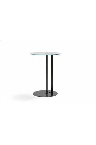 Generic Royal Black Side Table - 33x56 cm